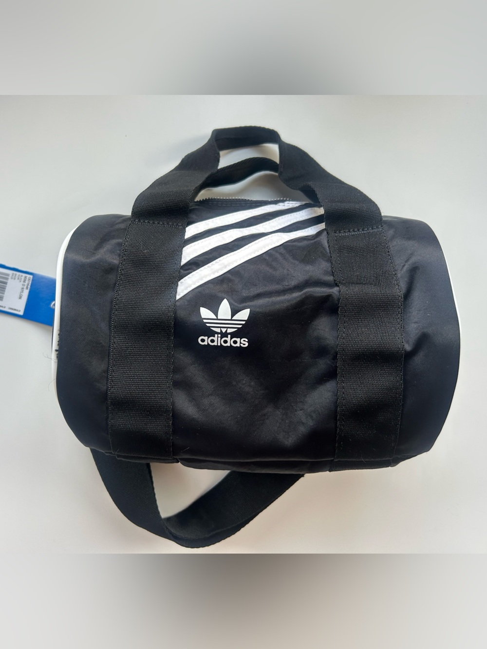 adidas Black and White Trefoil Mini Bag